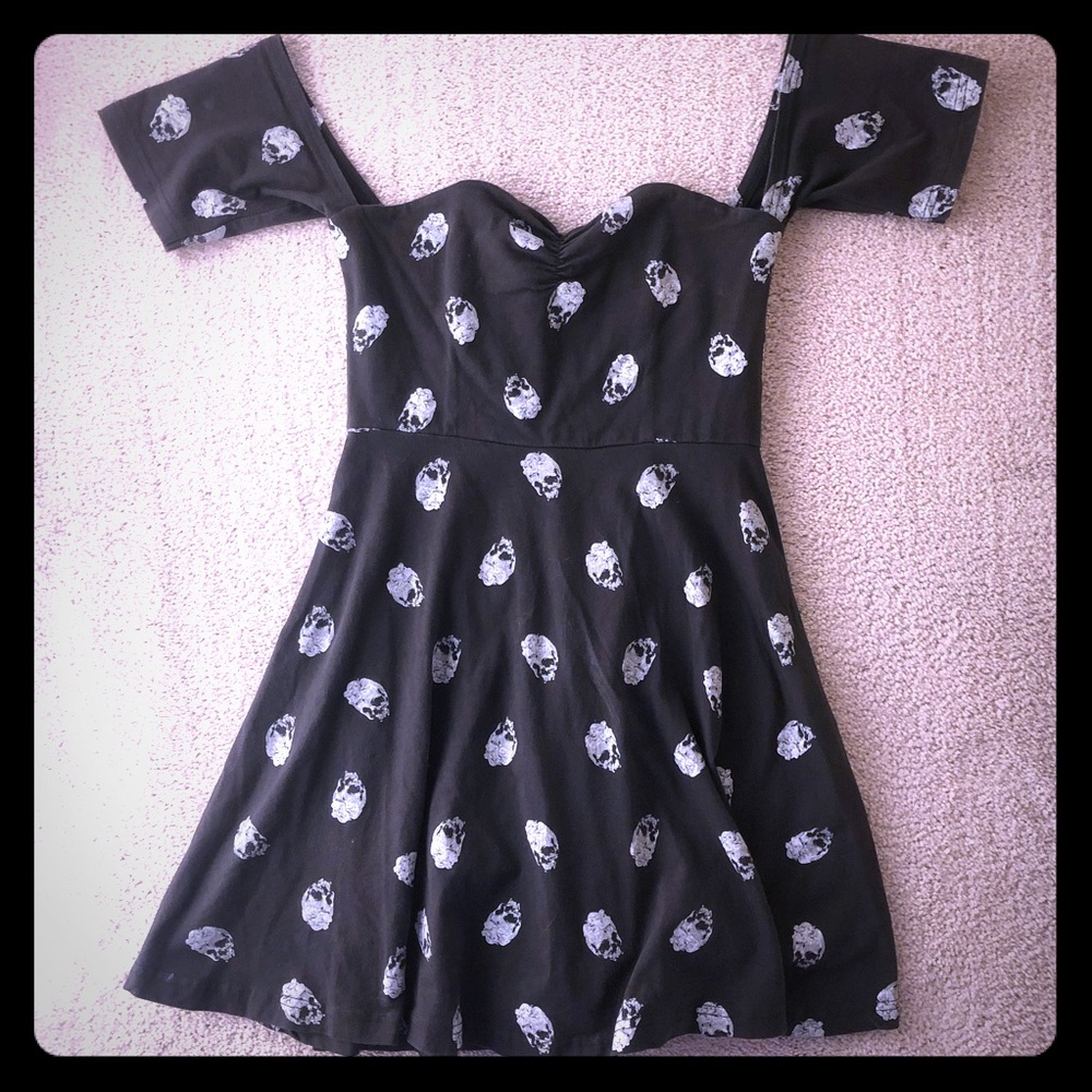 Off the shoulder skull dress
